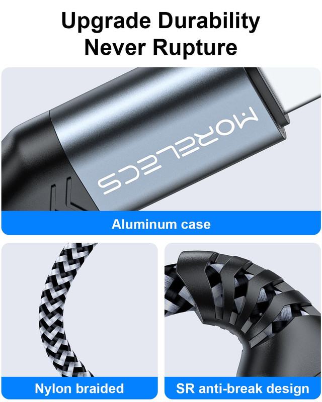 Aux to USB C, 3.3Ft Aux Cord to USB C Compatible with Iphone 15/16, Galaxy S24/S gallery