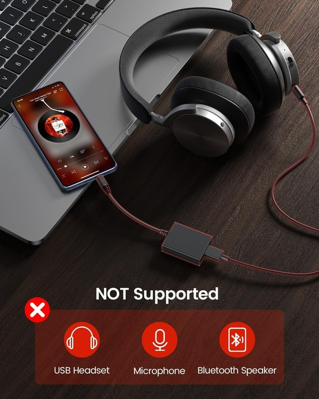 Lightweight USB to AUX Audio Adapter - 3.5mm Connection for Car Audio Systems gallery