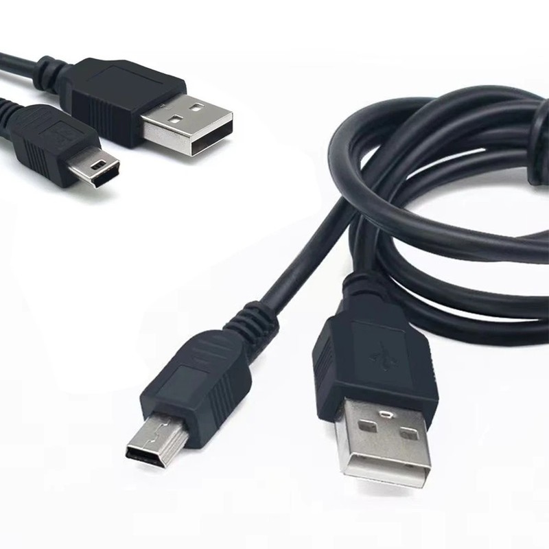 2.6FT Mini USB Cable 5 Pin Data Sync Charger Cord for Dash Cam GPS MP3 Player gallery