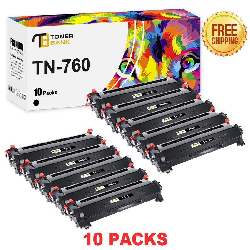 TN760 Toner Cartridge for Brother TN730 MFC-L2690DW MFC-L2710DW DCP-L2550DW LOT