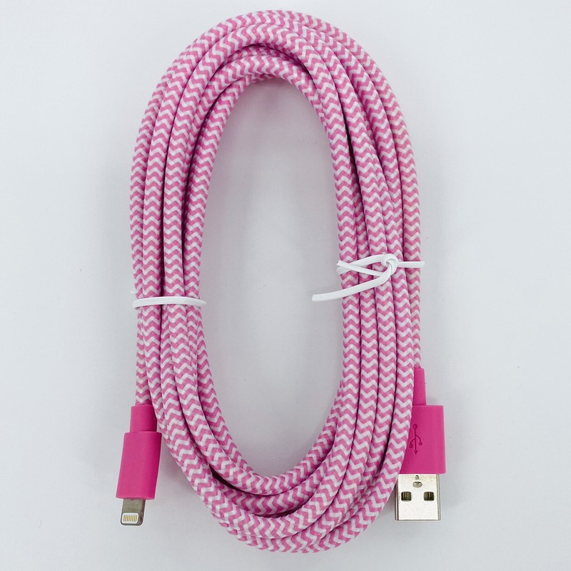 MFI Certified Braided Lightning to USB Power Charging Cable 10Ft iPhone iPad