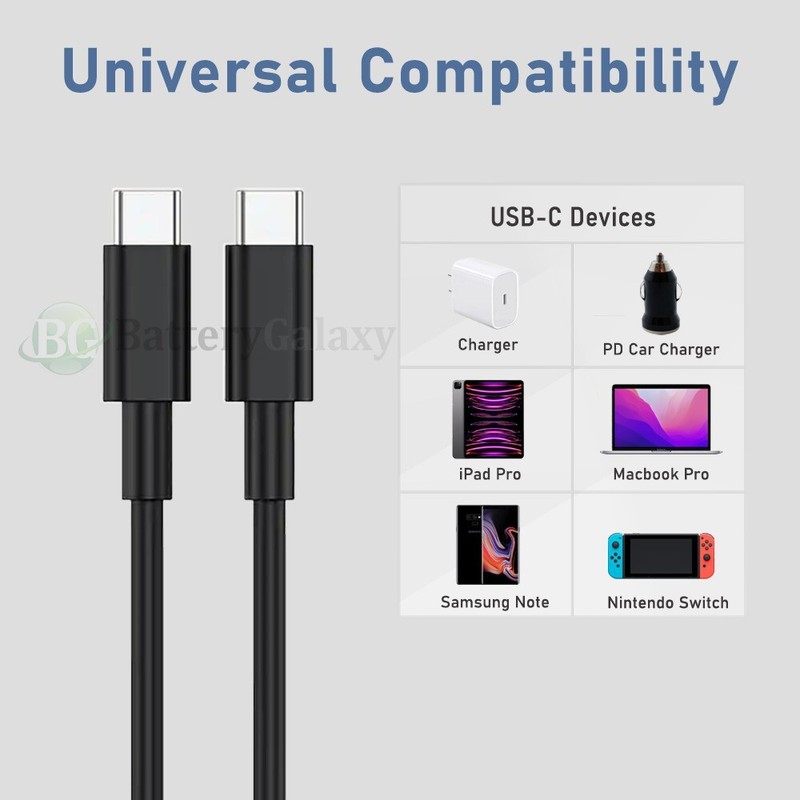 25W Type USB-C Super Fast Wall Charger+3FT Cable For Samsung Galaxy S25 S24 S23 gallery
