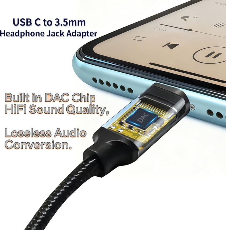 Compact USB-C to Aux Adapter: Sound & Durability for Music Lovers gallery