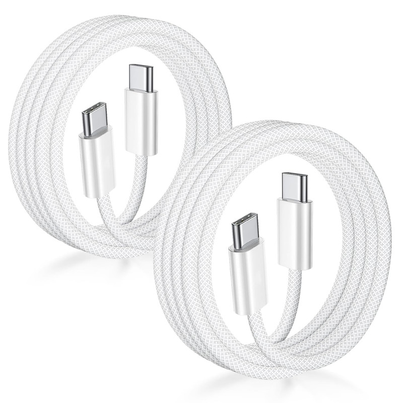 USB C to USB C Cable 3FT Certified 2Pack 60W Usbc Woven Fast Charging Type C Cha gallery