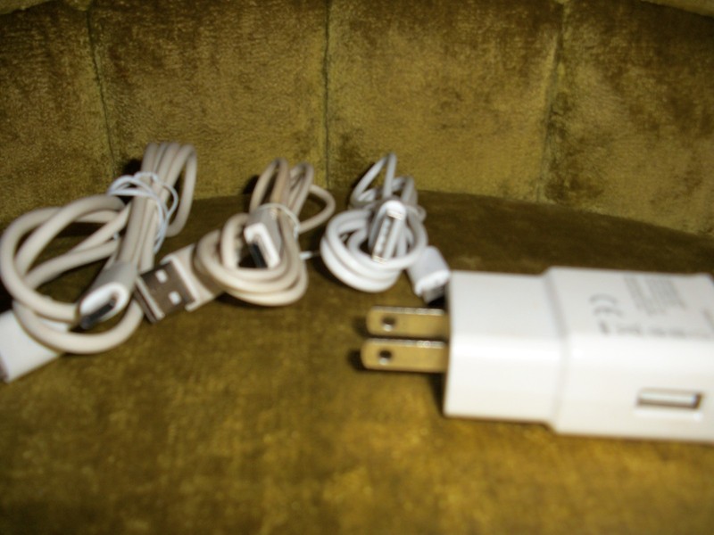 Fast Charging Wall Adapter with 3 Type C Cables USB gallery