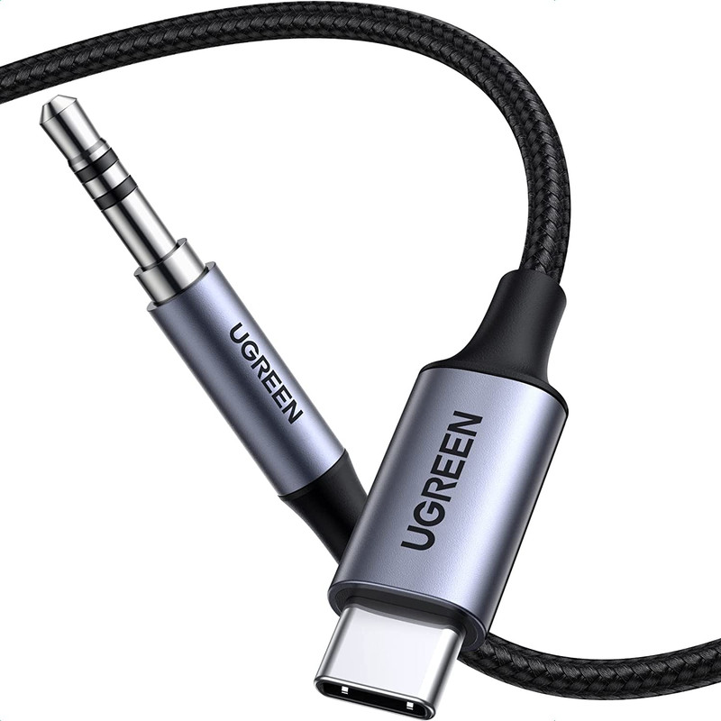 Cable de audio estéreo USB C a auriculares de 3,5 mm 3,3 pies