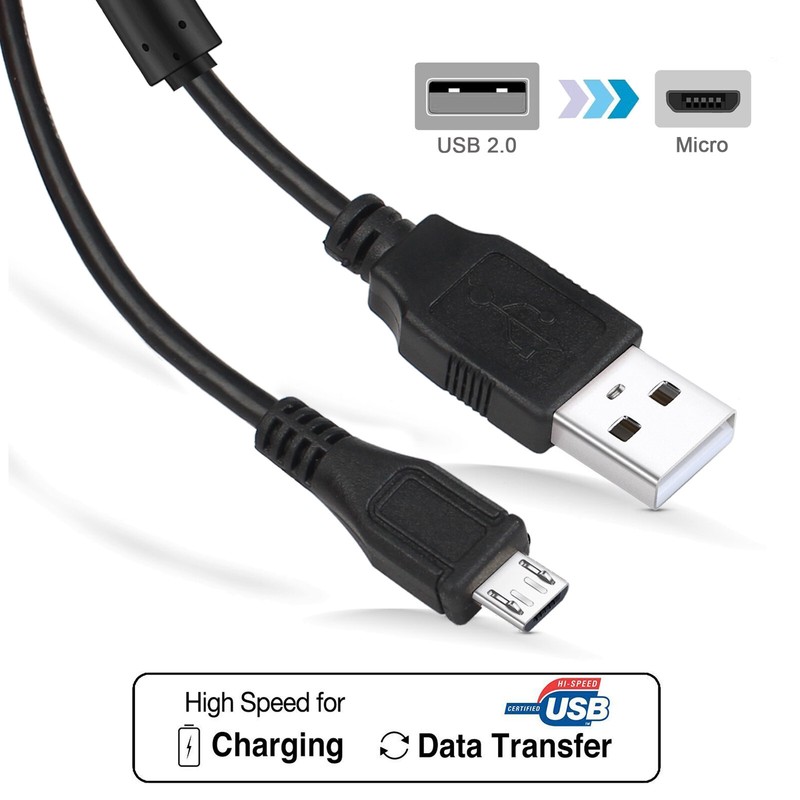 USB 2.0 A Male to Micro USB Charging Cable Lot Fire Stick, Tablet Android Phone gallery