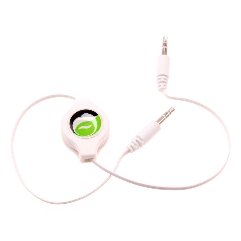 For Samsung Galaxy A07 – Aux Cable Retractable 3.5mm Adapter Car Stereo Aux-in