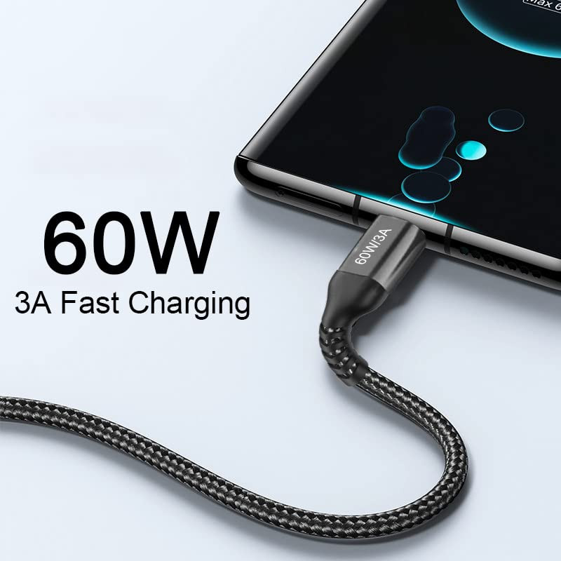 USB-C to USB-C Cable (15FT 2PACK 60W) Long Cable,Fast Charging Cord for Iphone 1 gallery