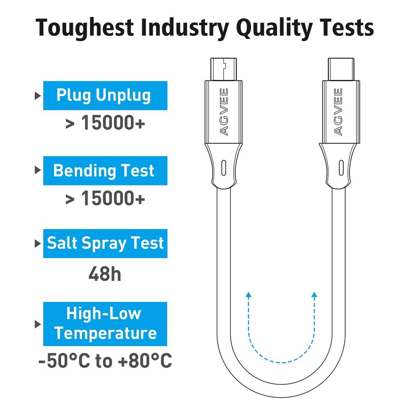 6.6ft USB C To Micro USB Cable Gold Plated Fast Charging Data Sync Cord gallery