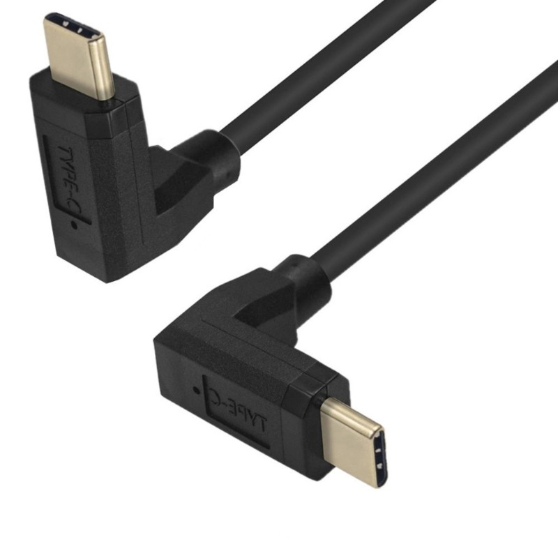 Right Angled Type C Cable Male to Male Fast Charging Cord 10Gbps Data Transfer gallery