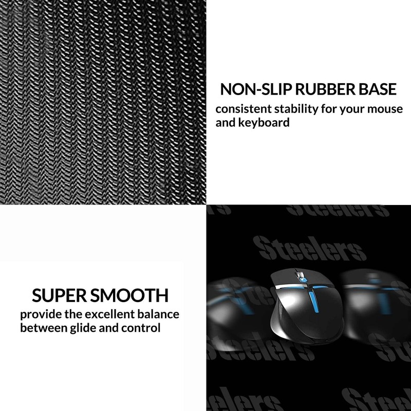 Large Gaming Mouse Pad with Non-Slip Rubber Base for Laptop Computer Desktop ... gallery