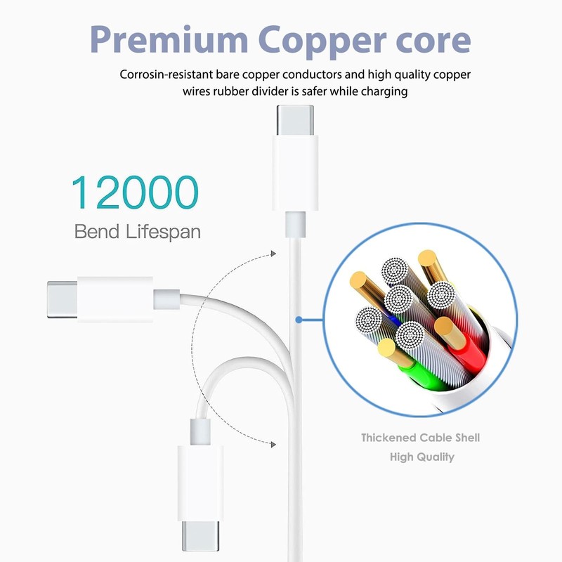2 Pack Car Carplay Cable for iPhone 17 Air/15/16 16e 17e 15 Pro Max 15 Plus U... gallery
