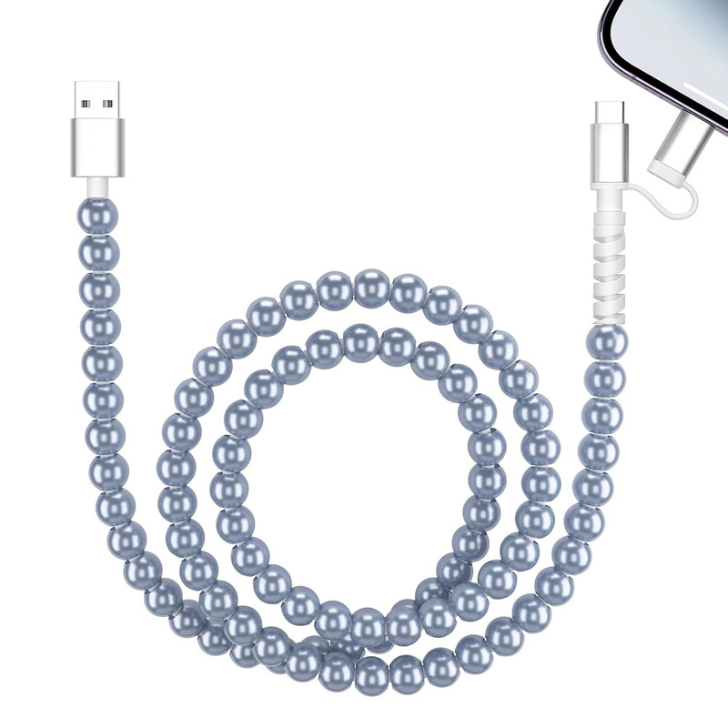 Hiandier USB C Cable[Mfi Certified]3.3Ft Multi 2 in 1 USB to USB C Fast Charging gallery