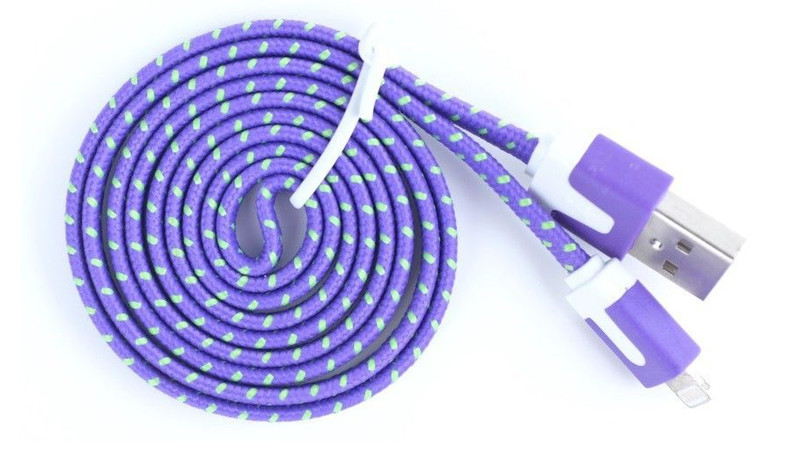 USB Cable Charger Cord Braided For Phone 12, 11, X, 8 7, 6 & 5 Lot gallery