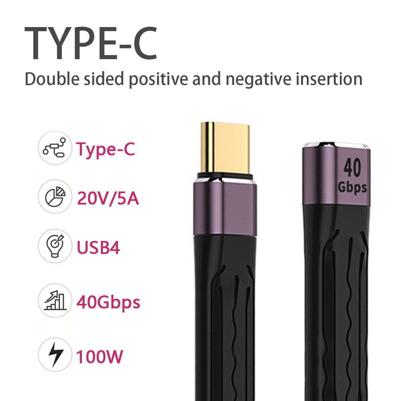 CABLECY Compatible with Thunderbolt3/4 8K@60Hz Video with 100W Charging USB4.0 gallery