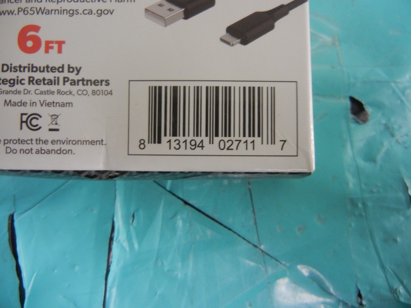 Mobilcharge 6.6 FT Lightening To USB Cable For iPod, iPhone, iPad gallery