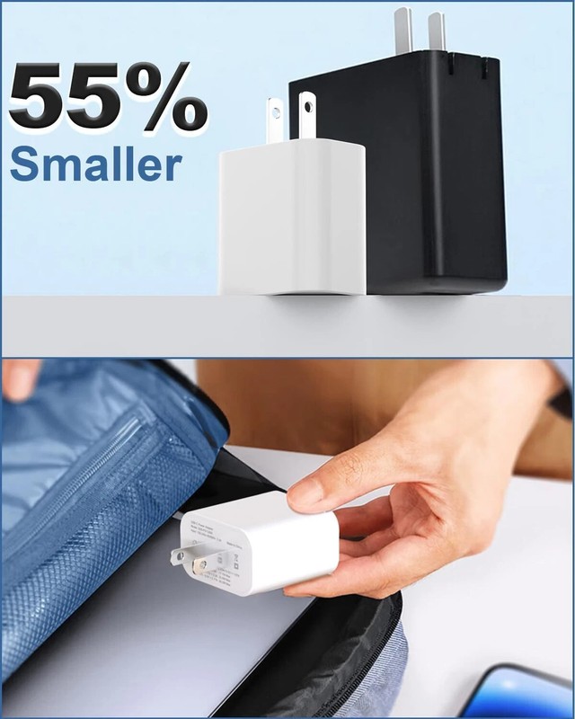 1 Set Fast Charging-20W USB C Power Brick Adapter 6Ft Type-C to C Cable gallery