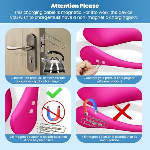 6MM Magnetic Charger 2026 New USB DC Magnetic Charger Cable, 2.6ft Replacement O gallery