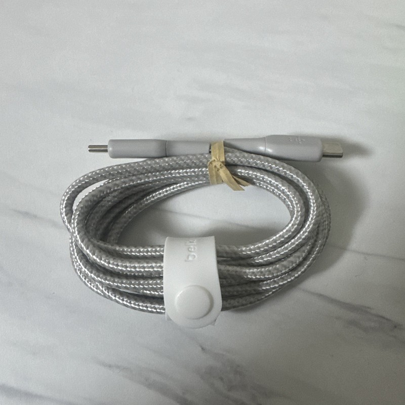 Belkin CAB004bt1MWH Braided 1m USB-C to USB-C Cable – W