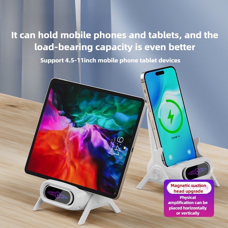 2025 Creative Mobile Phone Holder Vertical Small Chair Wireless Charger gallery