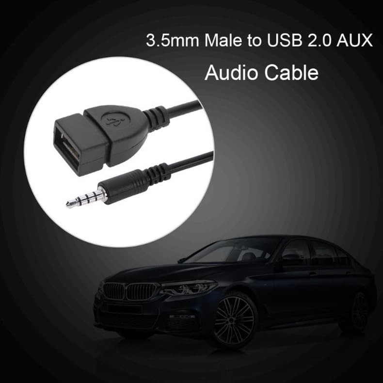 Aux to USB Car Adapter for MP3 Decoding, 3.5mm Male to USB Female Cable gallery