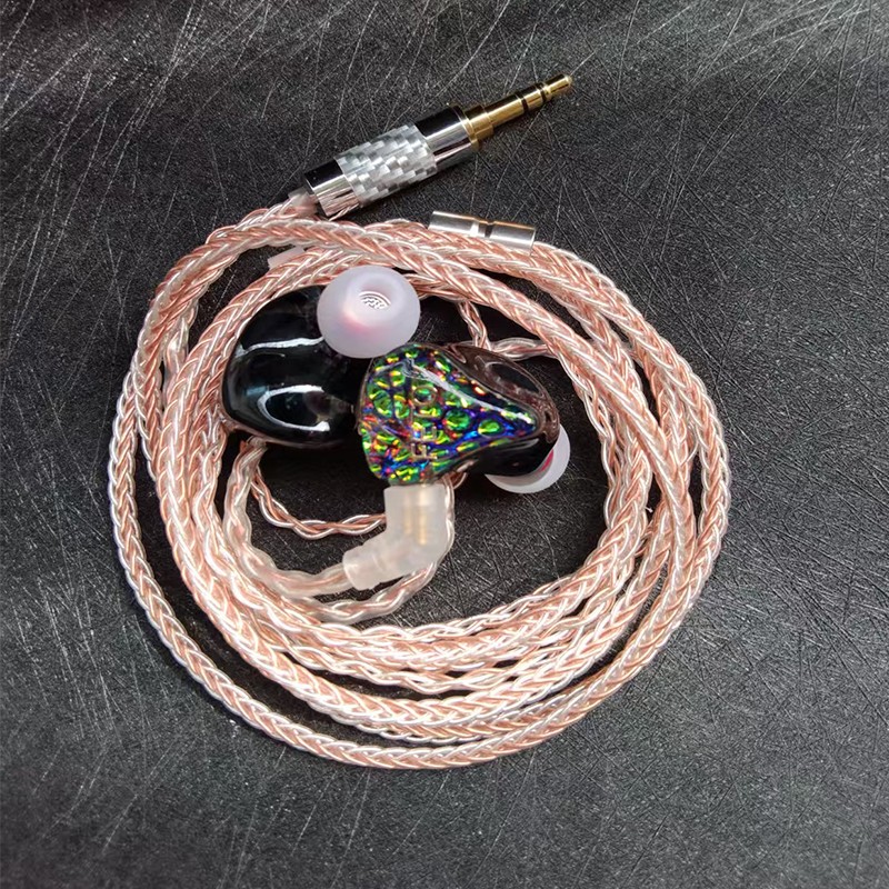 20-Unit 2DD+8BA In-Ear Headphones HIFI Wired High Performance Monitor Earplugs