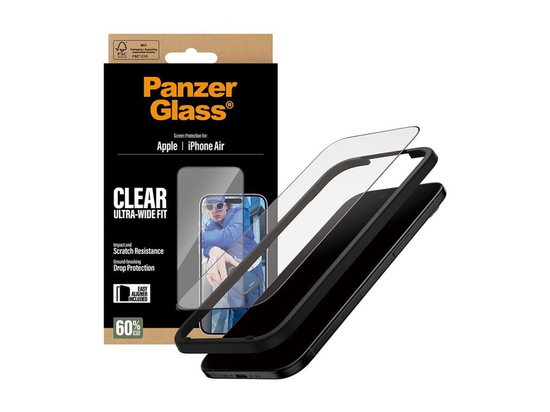 PanzerGlass Screen Film Ultra Wide Fit iPhone Air Frame Color PG76830 gallery