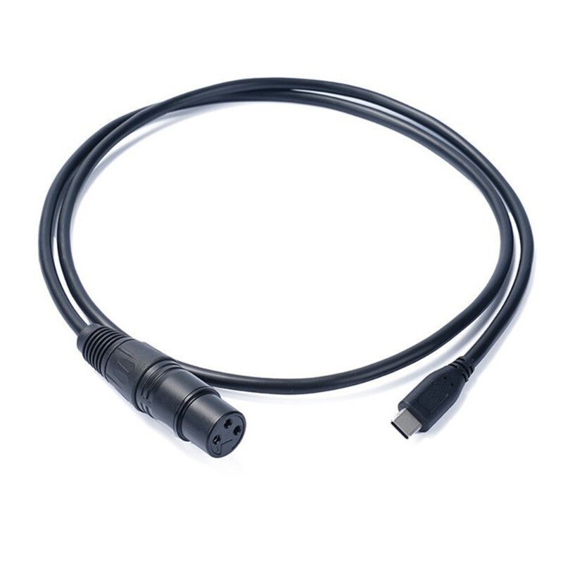 USB Type C to 3Pin XLRs Male Female Output Sound Cord for Cell Phones Laptop gallery