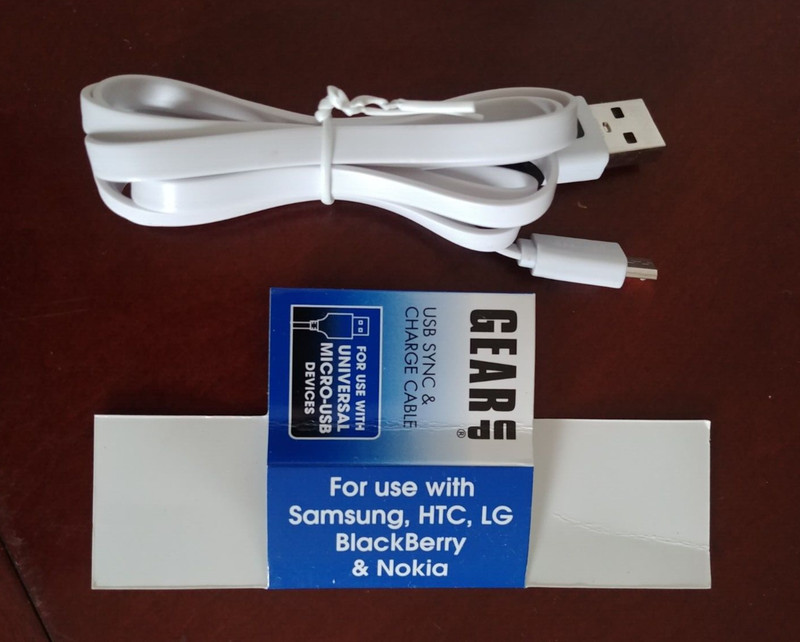 GEAR UP USB Sync & Charge Cable Data 4 Cell Phone Android Samsung Micro Devices gallery