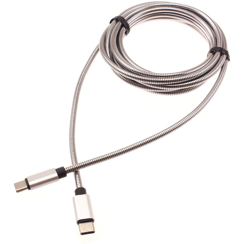 For Samsung Galaxy Z Flip6 – Type-C to USB-C 6ft Metal PD Cable Charger Cord