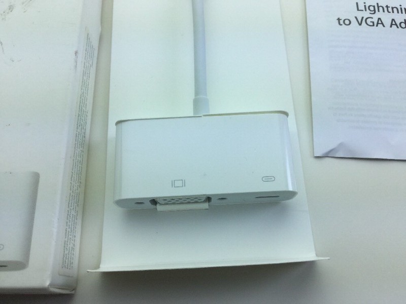 New Genuine OEM Apple A1439 Lightning to VGA Adapter MD825ZM/A gallery