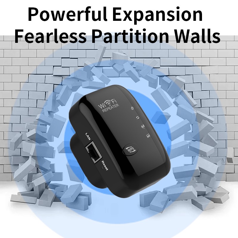 WiFi Signal Extender Range Repeater Booster Internet Amplifier 300Mbps US Plug gallery