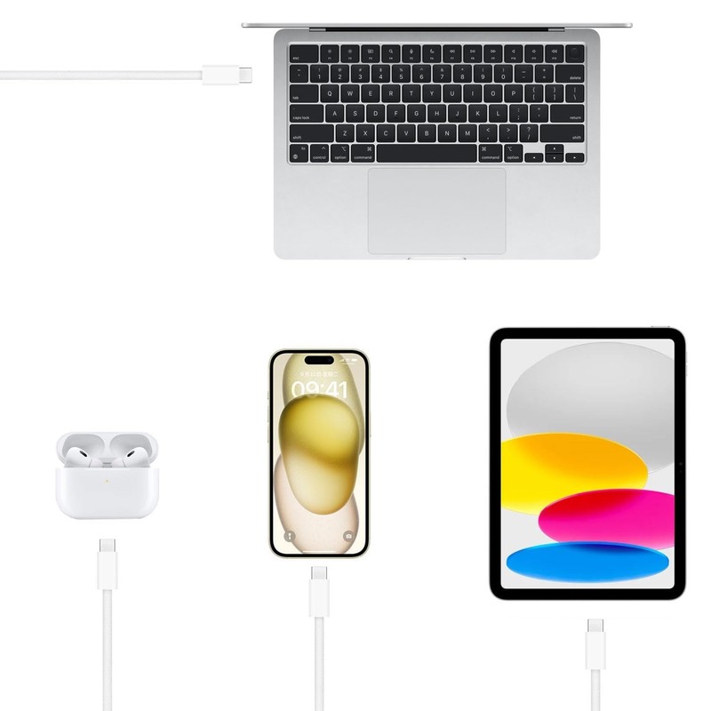 2pack USB CarPlay Charger Cable for IPhone 17/16E/16/15, 17Air, 15 16 17 Max,... gallery