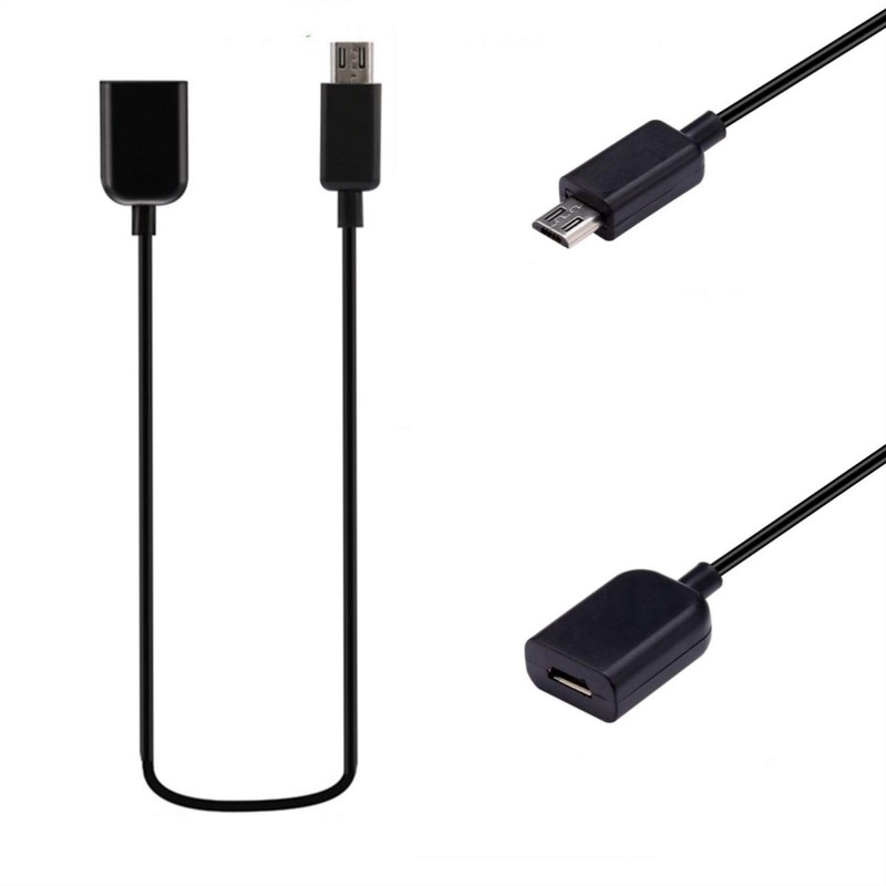 ODETOJOY 3ft Micro USB Male to Female Extension Cable Wire Extender Charging ... gallery