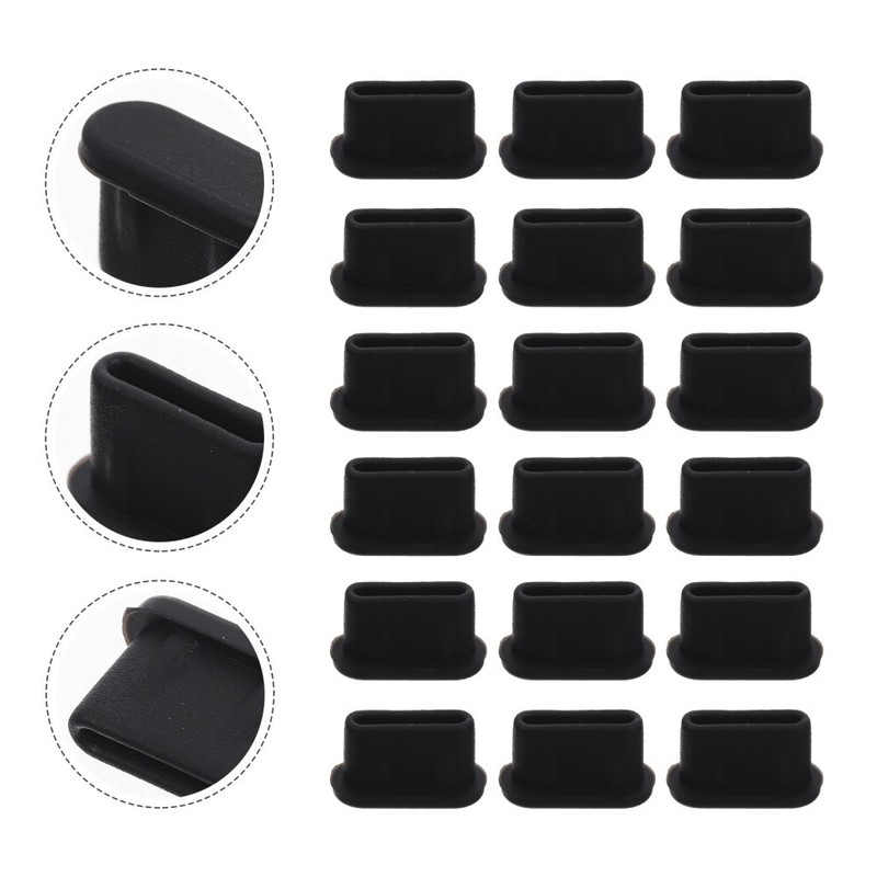 30 Pcs USB Write Blocker Type-C Dust Plug Outlet Charging Port Protector gallery