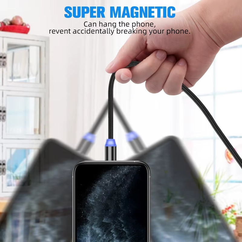 6PCS Magnetic Charging Adapter Tips Replacement Connectors Fast Charge for USB-C gallery