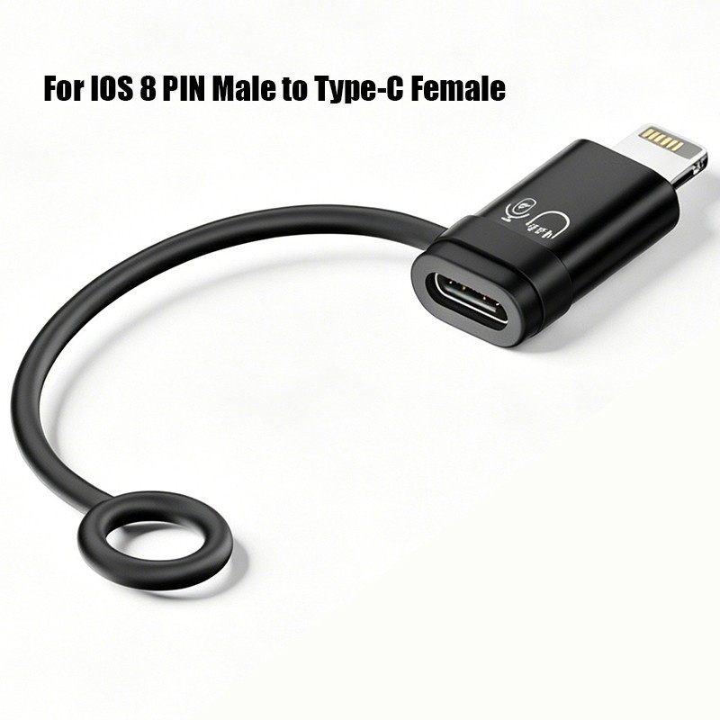 USB Type C / USB AFemale to iOS Male Adapter For iPhone 14/13/12/11/XR/XS/SE 3