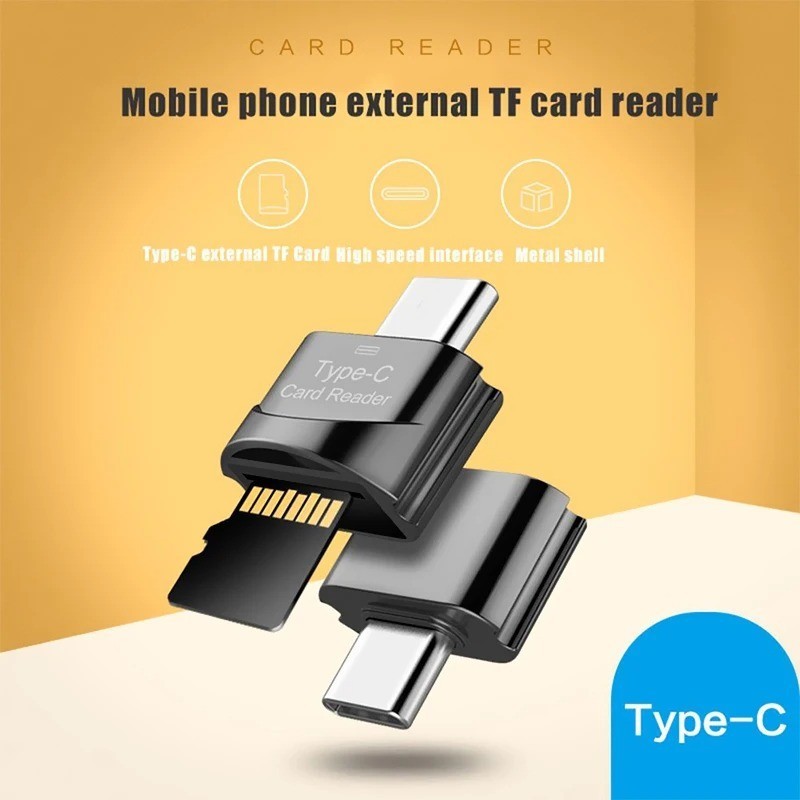 Type C To Micro SD TF Card Reader OTG USB Adapter Converter For Samsung Phone gallery