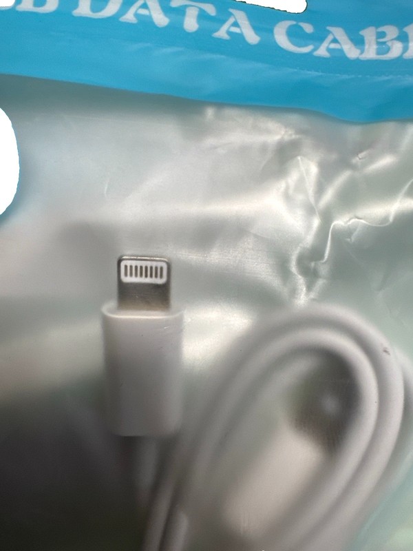 6 Pack USB Charging Data Cable for iPhone 8-Pin White 3ft gallery