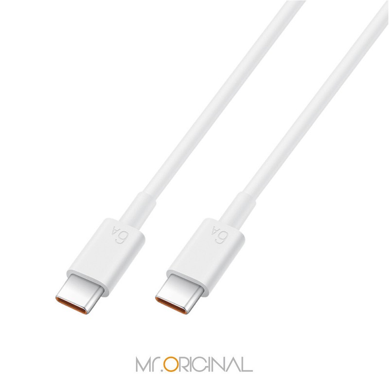 Original Huawei Official 6A Type-C to Type-C Charging Cable 1m (CC801) – White gallery