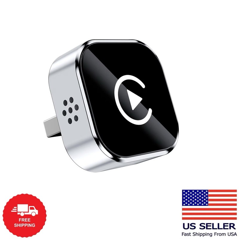 Wireless Adapter for Wired CarPlay & Android – Small Size, Plug & Play