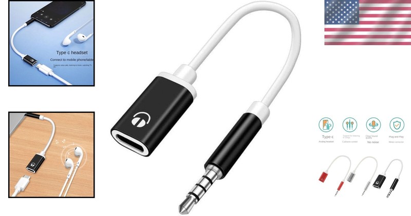 High-Quality USB C to 3.5mm Adapter - Lightweight Headphone Converter for Travel gallery