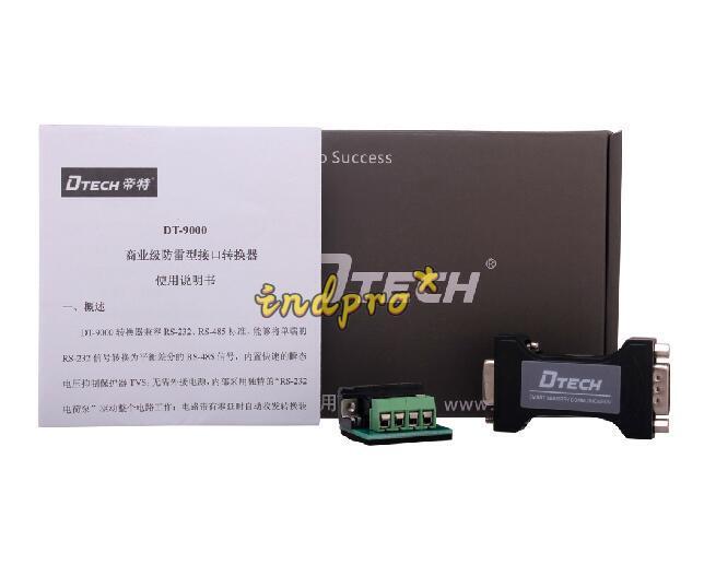 1 Pc. New DTECH DT-9000 Anti Surge Type RS232 To RS485 Signal Converter gallery