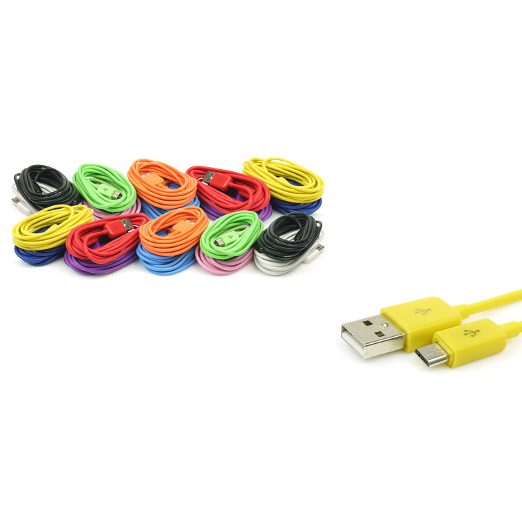 2X 10-COLOR 3FT MICRO USB DATA SYNC CHARGER CABLE DROID HTC EVO ONE NEXUS KINDLE