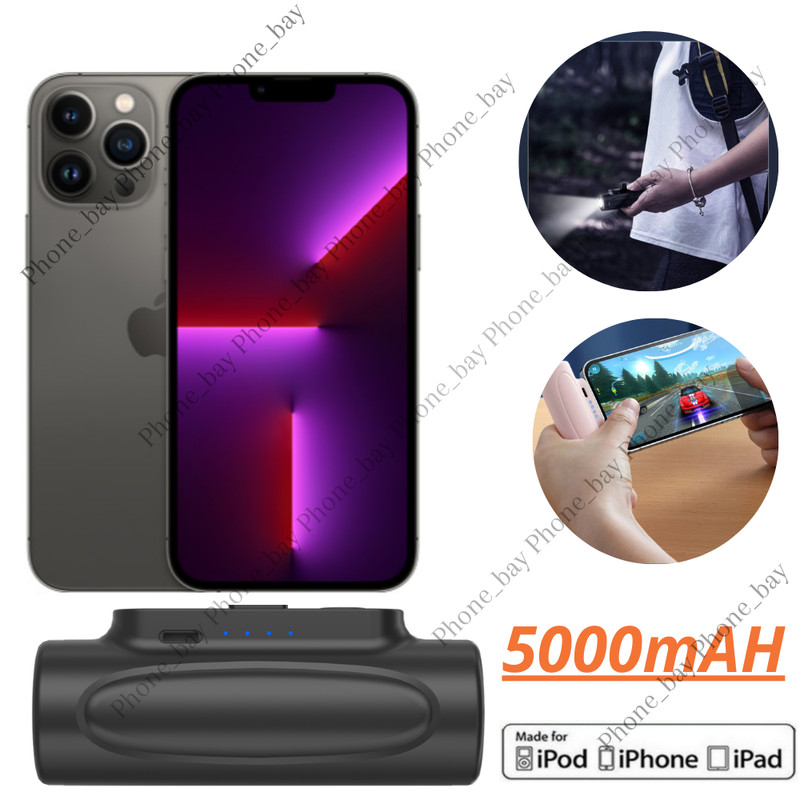 5000mAh Portable Power Bank External Mobile Battery Charger For iPhone 13 12 11