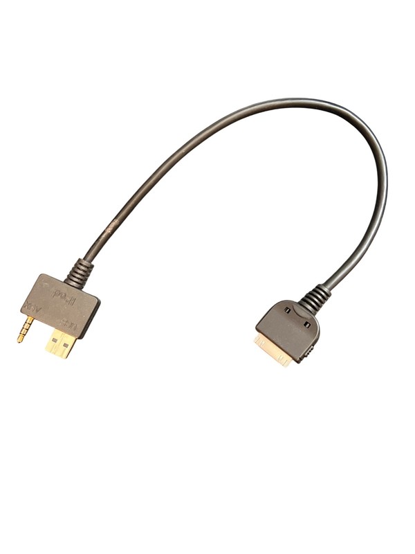 Compact USB & 3.5mm To 30-Pin Cable Adapter For Charging & Audio Transfer