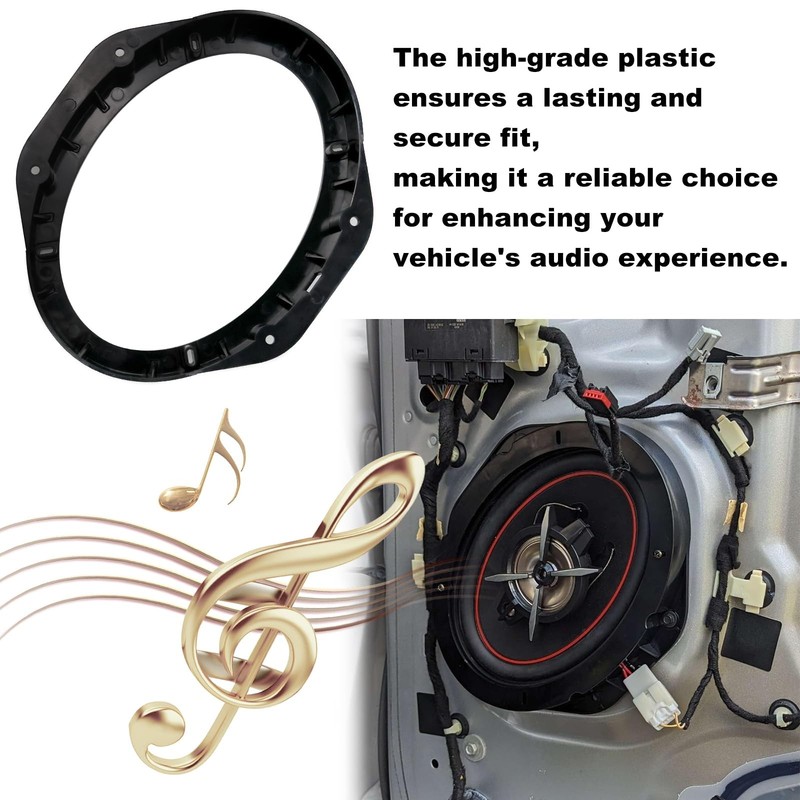 2PCS 6" x 9" Car Speaker Adapter Plates & Wire Connectors with Ford F150 2015... gallery