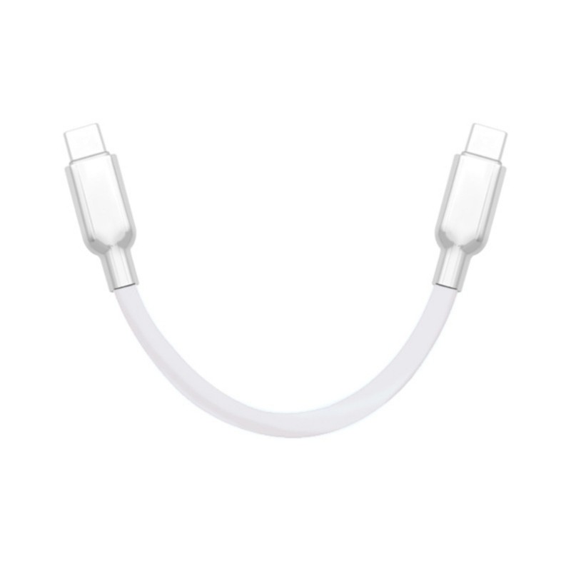 Short Type C Extension Cable Straight Head Data Cord Line for Tablets Phones