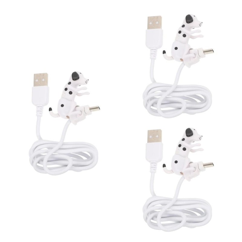 3 Count Humping Dog Chargers Pet Protected Phone Funny Fast Cable,